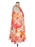 Calvin Klein 100% Polyester Tropical Orange Cocktail Dress Size 16 - photo 4