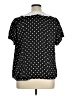 Retro Chic by Torrid Polka Dots Black Short Sleeve Blouse Size 1X (1) - photo 2