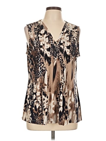 Dana Buchman Sleeveless Blouse (view 1)