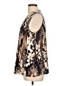 Dana Buchman Animal Print Brown Sleeveless Blouse Size L - photo 5