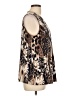 Dana Buchman Animal Print Brown Sleeveless Blouse Size L - photo 4