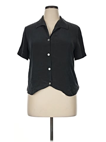Nordstrom Short Sleeve Silk Top (view 1)
