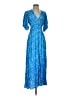 Zara Stars Blue Cocktail Dress Size XS - photo 1