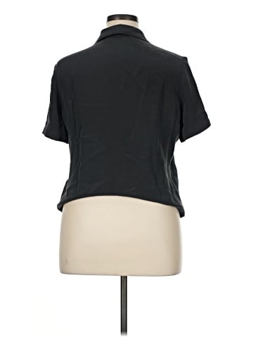 Nordstrom Short Sleeve Silk Top (view 2)