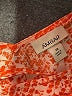 Ambar 100% Polyester Paisley Orange Cocktail Dress Size 10 - photo 7