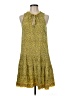 Max Studio 100% Rayon Yellow Casual Dress Size M - photo 1