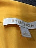 Everleigh 100% Polyester Yellow Short Sleeve Blouse Size M - photo 7