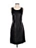 Halogen 100% Leather Black Casual Dress Size 4 (petite) - photo 1