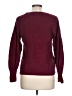 Ann Taylor LOFT Solid Burgundy Pullover Sweater Size L - photo 2