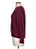 Ann Taylor LOFT Solid Burgundy Pullover Sweater Size L - photo 5