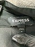 Express Solid Black Long Sleeve Blouse Size M - photo 7