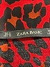 Zara Basic Animal Print Red Casual Skirt Size M - photo 4