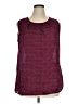 Coldwater Creek 100% Polyester Red Sleeveless Blouse Size 16 - photo 1