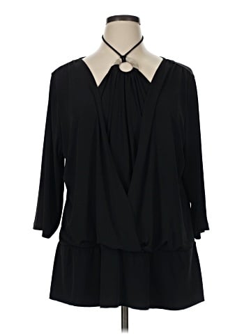 I.N. Studio 3/4 Sleeve Blouse (view 1)