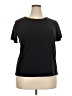 Peach Solid Black Active T-Shirt Size XXL - photo 1