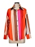 Easel Color Block Orange Long Sleeve Button-Down Shirt Size M - photo 1