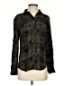 Rails 100% Rayon Plaid Black Long Sleeve Blouse Size XS - photo 1