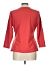 Ann Taylor Red 3/4 Sleeve Top Size L - photo 2