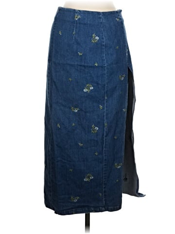 Avec Les Filles Denim Skirt (view 1)