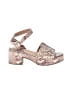 Seychelles 100% Leather Animal Print Tan Heels Size 8 1/2 - photo 1