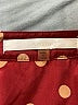 Fun2Fun Polka Dots Burgundy 3/4 Sleeve Blouse Size S - photo 6