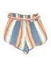 Saylor 100% Cotton Stripes Blue Shorts Size XS - photo 2