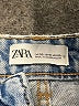 Zara Blue Denim Shorts Size 0 - photo 3