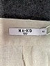 NA-KD 100% Linen Solid Ivory Khaki Shorts Size EU 44 / US 14 - photo 3