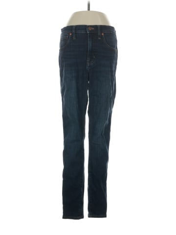 Madewell 10" High-Rise Skinny Jeans in Woodland Wash: TENCEL&trade; Denim Edition (view 1)