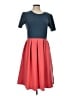 Lularoe Color Block Red Casual Dress Size L - photo 1