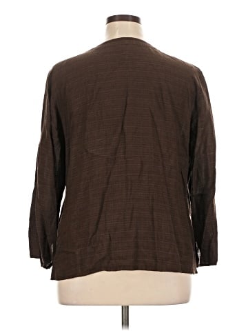 Eileen Fisher 3/4 Sleeve Button-Down Shirt (view 2)