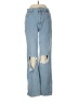 Shein Hearts Blue Jeans Size 28 waist - photo 1