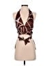 Cotton Candy LA 100% Polyester Brown Tank Top Size S - photo 1