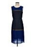 BCBGMAXAZRIA 100% Polyester Blue Cocktail Dress Size XS - photo 1