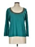 Coldwater Creek Teal Pullover Sweater Size L - photo 1