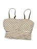 Cupshe Tweed Tan Swimsuit Top Size L - photo 1