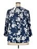 Papermoon Blue 3/4 Sleeve Blouse Size 2X - photo 2