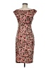 Connected Apparel Floral Brown Cocktail Dress Size 6 - photo 2