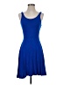 Express Solid Blue Cocktail Dress Size S - photo 1