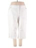 Larry Levine White Casual Pants Size 24W - photo 1