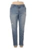 Ava & Viv Hearts Blue Jeans Size 18 - photo 1