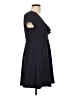 Forever 21 Solid Black Casual Dress Size L - photo 4