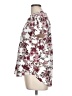 41Hawthorn 100% Polyester Floral White Short Sleeve Blouse Size L - photo 5