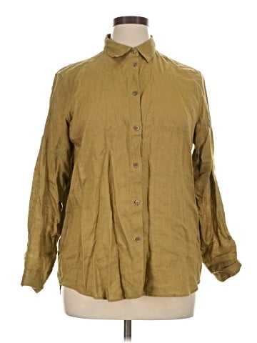 Uniqlo Long Sleeve Button-Down Shirt (view 1)