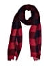 Unbranded Plaid Burgundy Scarf One size - photo 1