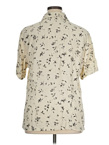 Elisabeth by Liz Claiborne Short Sleeve Button-Down Shirt (view 2)