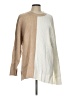 Abercrombie & Fitch Color Block Tan Pullover Sweater Size L - photo 1