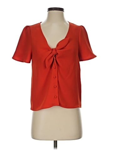 Sézane Short Sleeve Blouse (view 1)