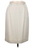 Kasper A.S.L. 100% Polyester Solid Ivory Formal Skirt Size 8 Petite - photo 1