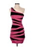 Ruby Rox Stripes Pink Cocktail Dress Size S - photo 1